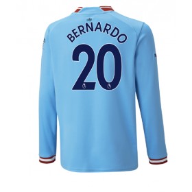 Herren Fußballbekleidung Manchester City Bernardo Silva #20 Heimtrikot 2022-23 Langarm